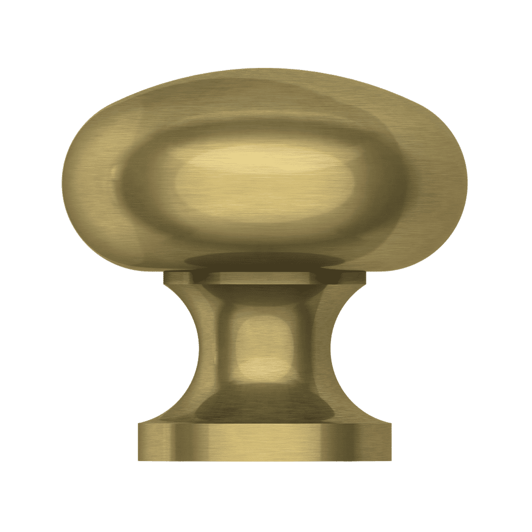 4704 Classic Round Knob 1", In Heirloom Brass