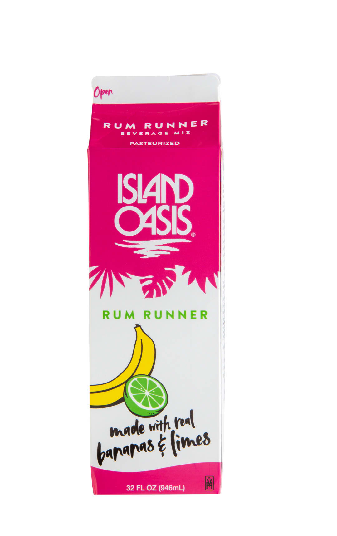 Island Oasis Rum Runner Beverage Mix, Frozen, 12 x 1 qt