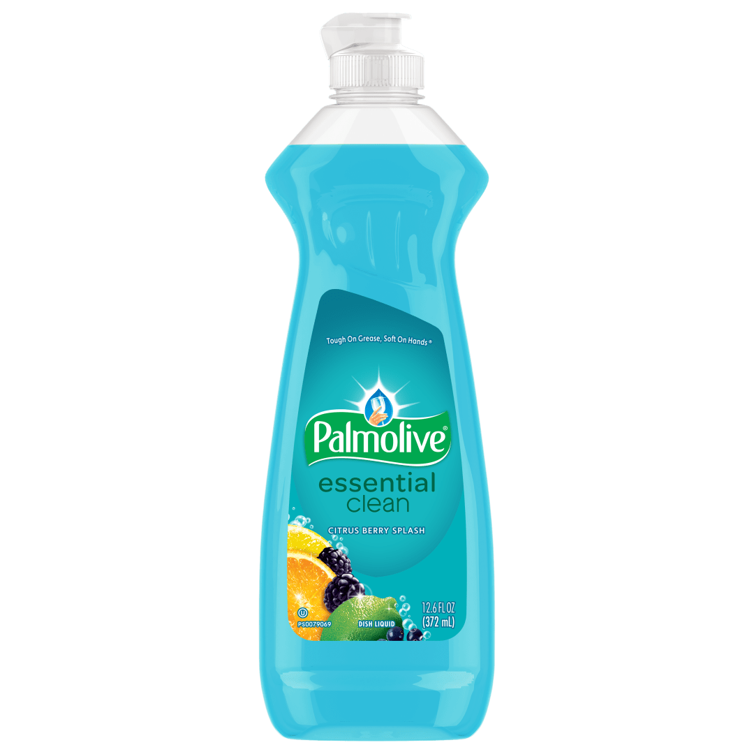 Palmolive Essential Clean Dish Soap, Biodegradable Formula, Paraben and Phosphate Free, Citrus Berry Splash Scent, 28 fl oz