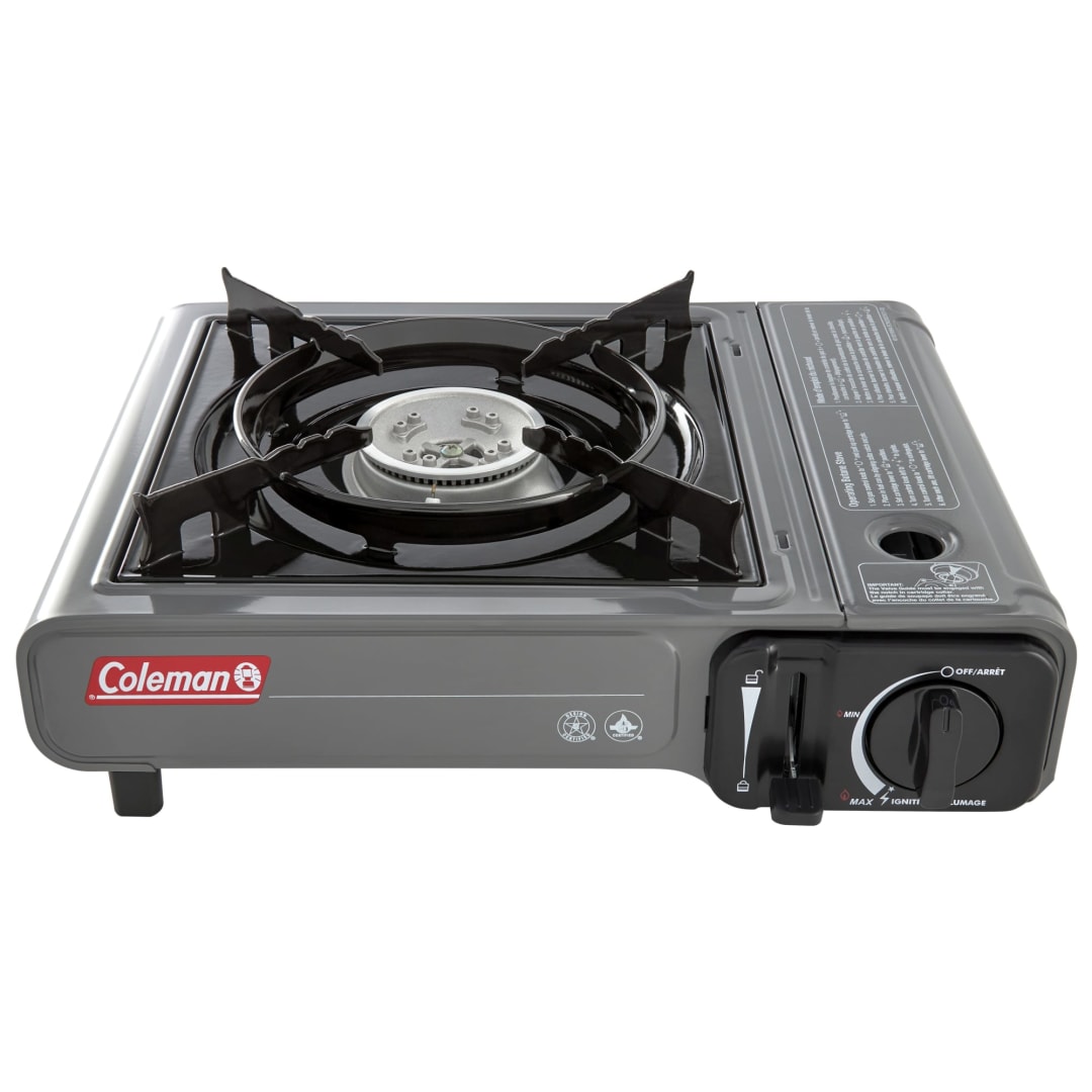 Coleman® Tabletop Butane Gas Camping Stove, 1-Burner, Gray
