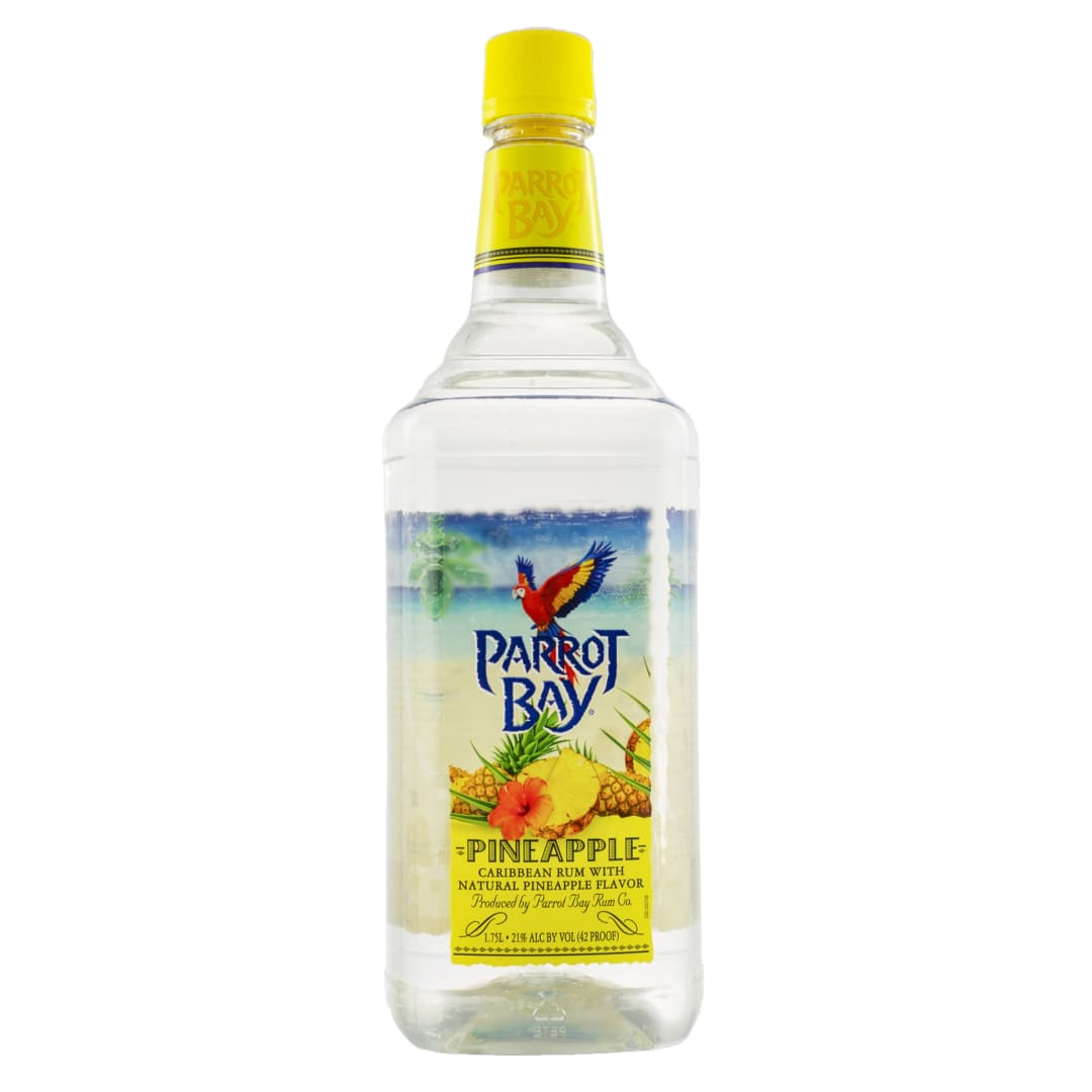 Parrot Bay Pineapple Rum 1.75l Plastic Bottle 42 Proof