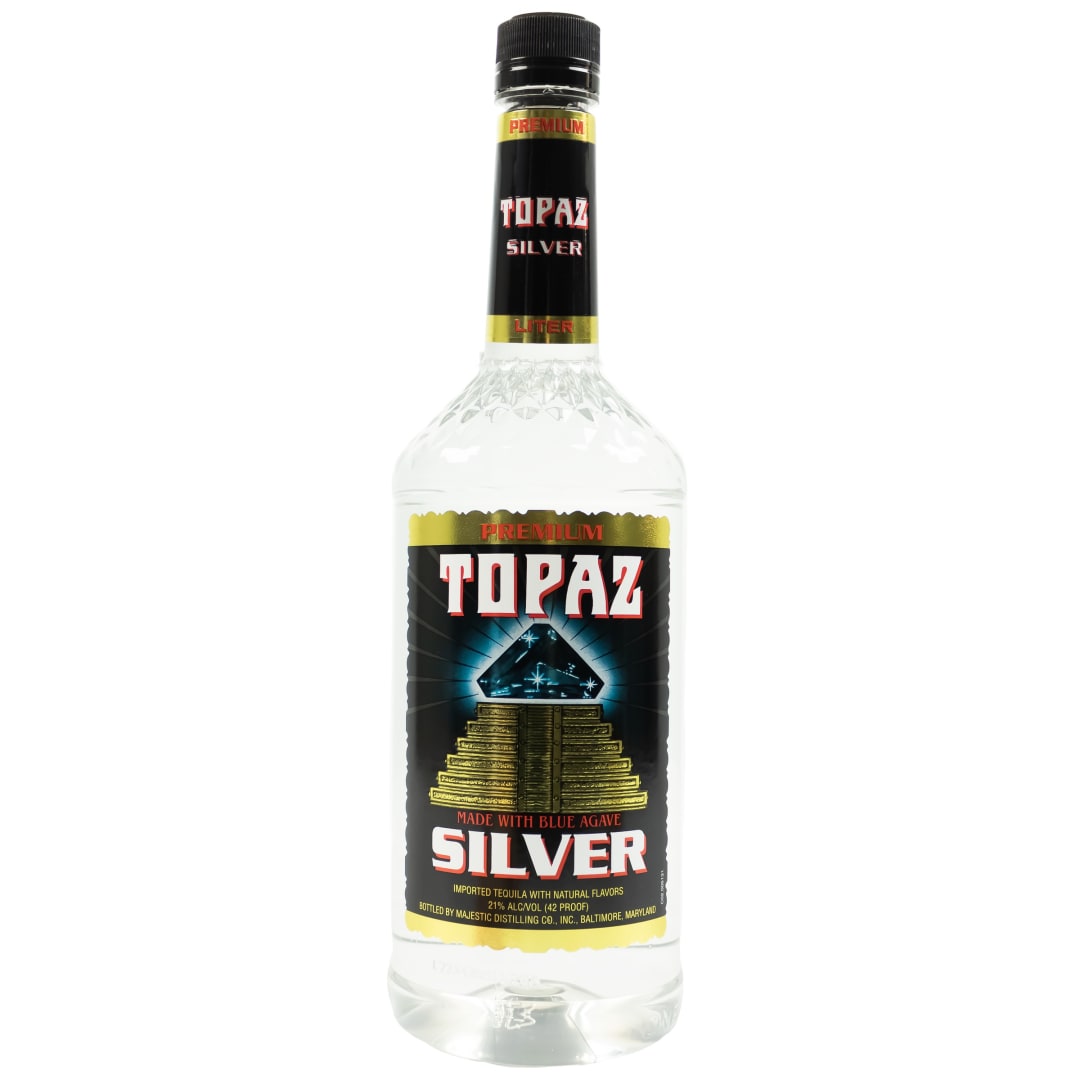 Topaz Silver Tequila 1l Plastic Bottle 42 Proof