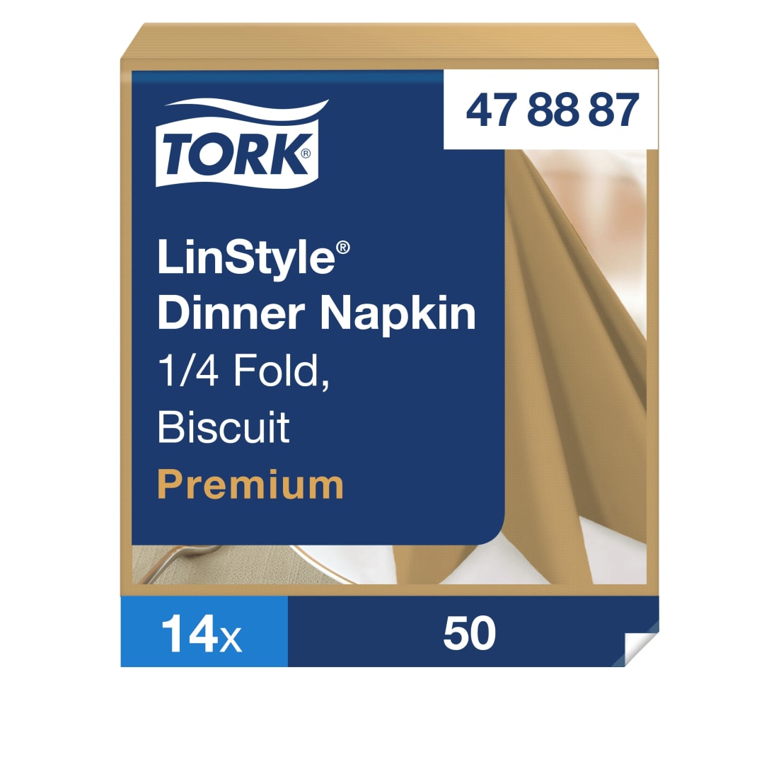 Tork Premium Linstyle® Biscuit Dinner Napkin