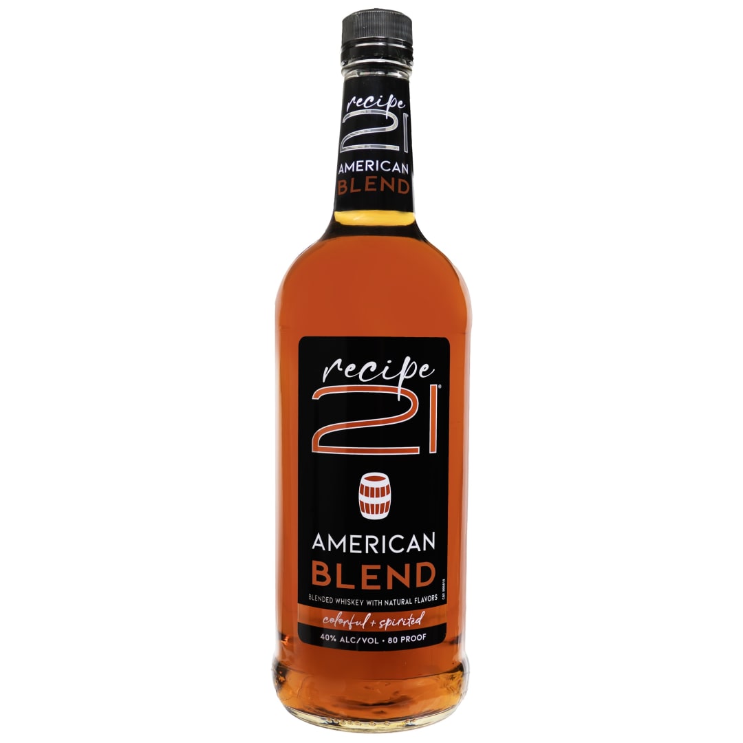 Recipe 21 Blended Whiskey 1l 80 Proof