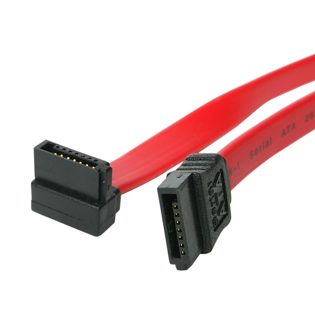 36 inch Right Angle Serial ATA Cable 1 end