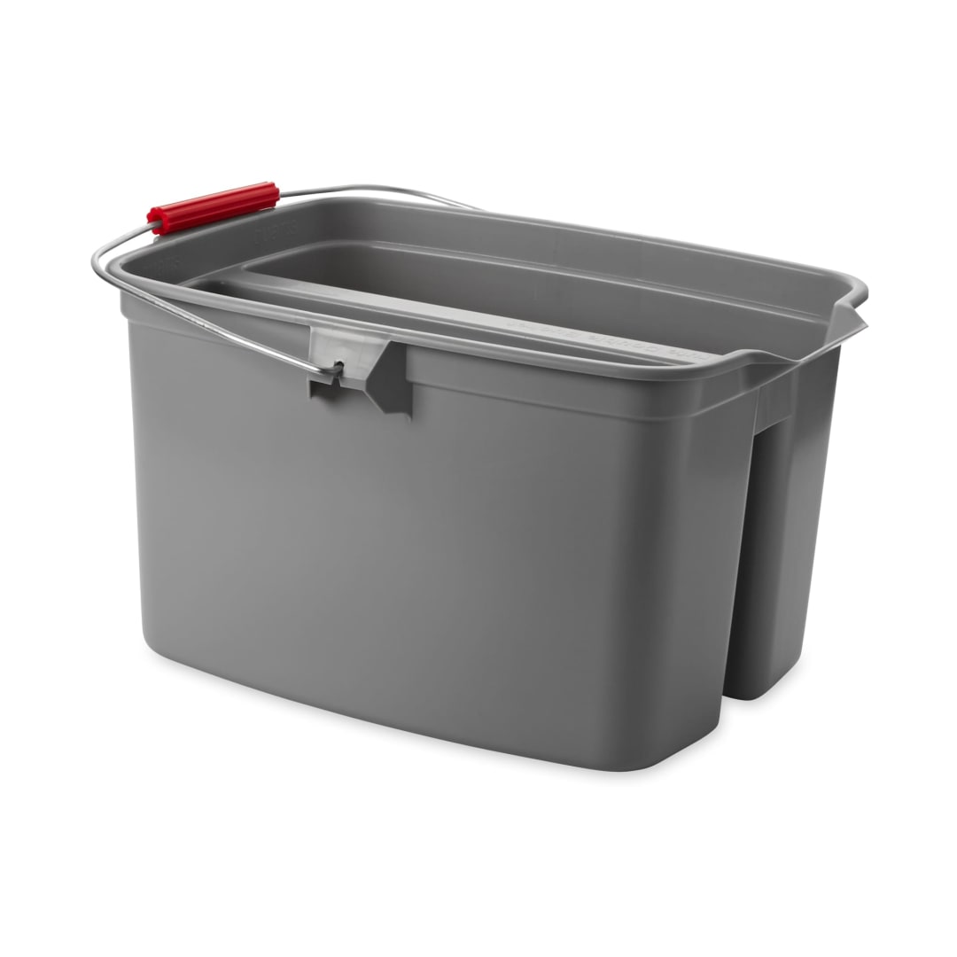 Rubbermaid Commercial Products 19-Quart Double Pail, Gray