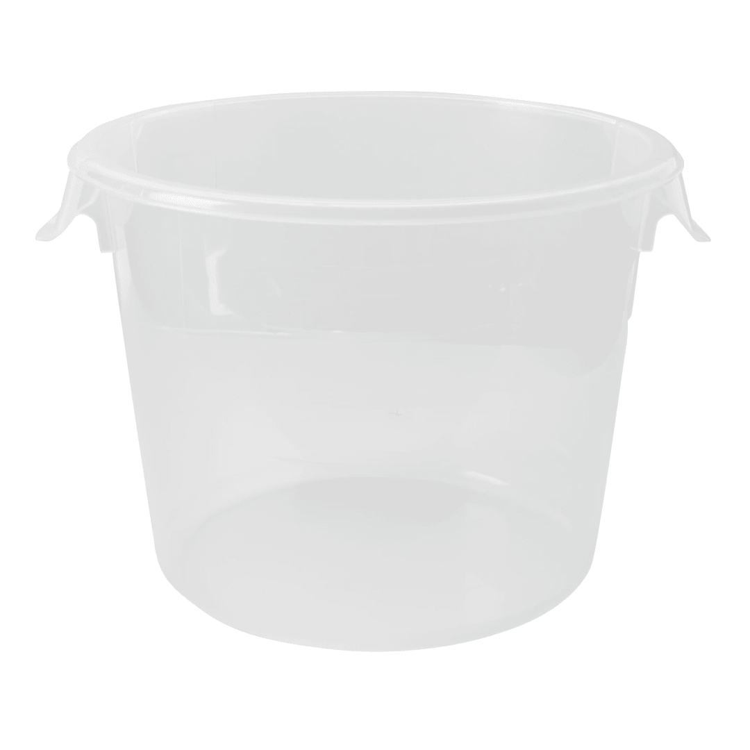 Round Storage Container 6 QT Clear