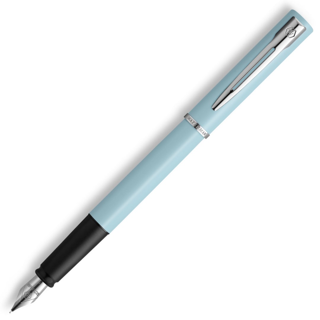 Waterman Allure Fountain Pen | Baby Blue Pastel Lacquer | Fine Nib | Blue Ink | With Gift Box