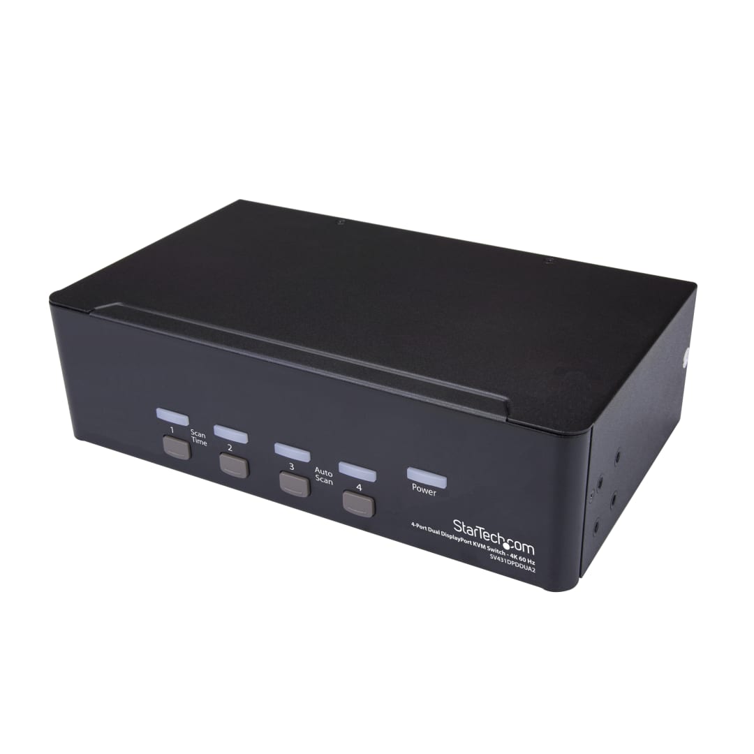 4 Port Dual Monitor DP 1 2 KVM