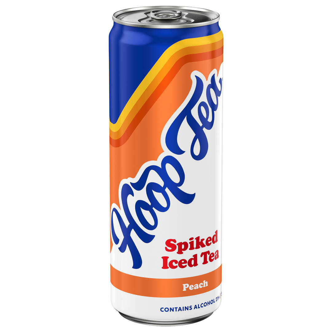 Hoop Tea Peach 12 oz Single CAN Sleek 5ABV - BVL Version