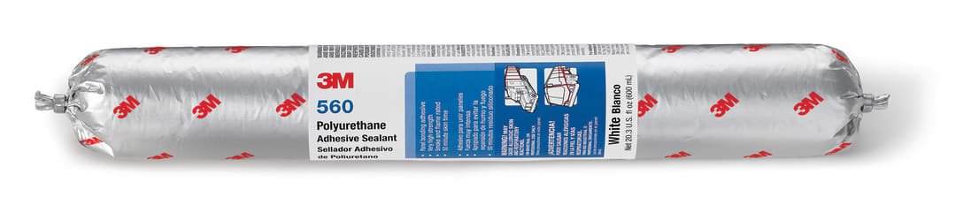 3M™ Poliüretan Yapıştırıcı Mastik 560, Siyah, 600 ml