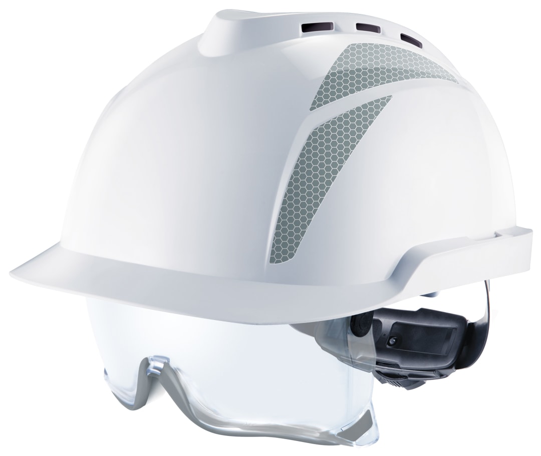 V-Gard® 930 Vented Safety Helmet with Integrated Over Spectacles