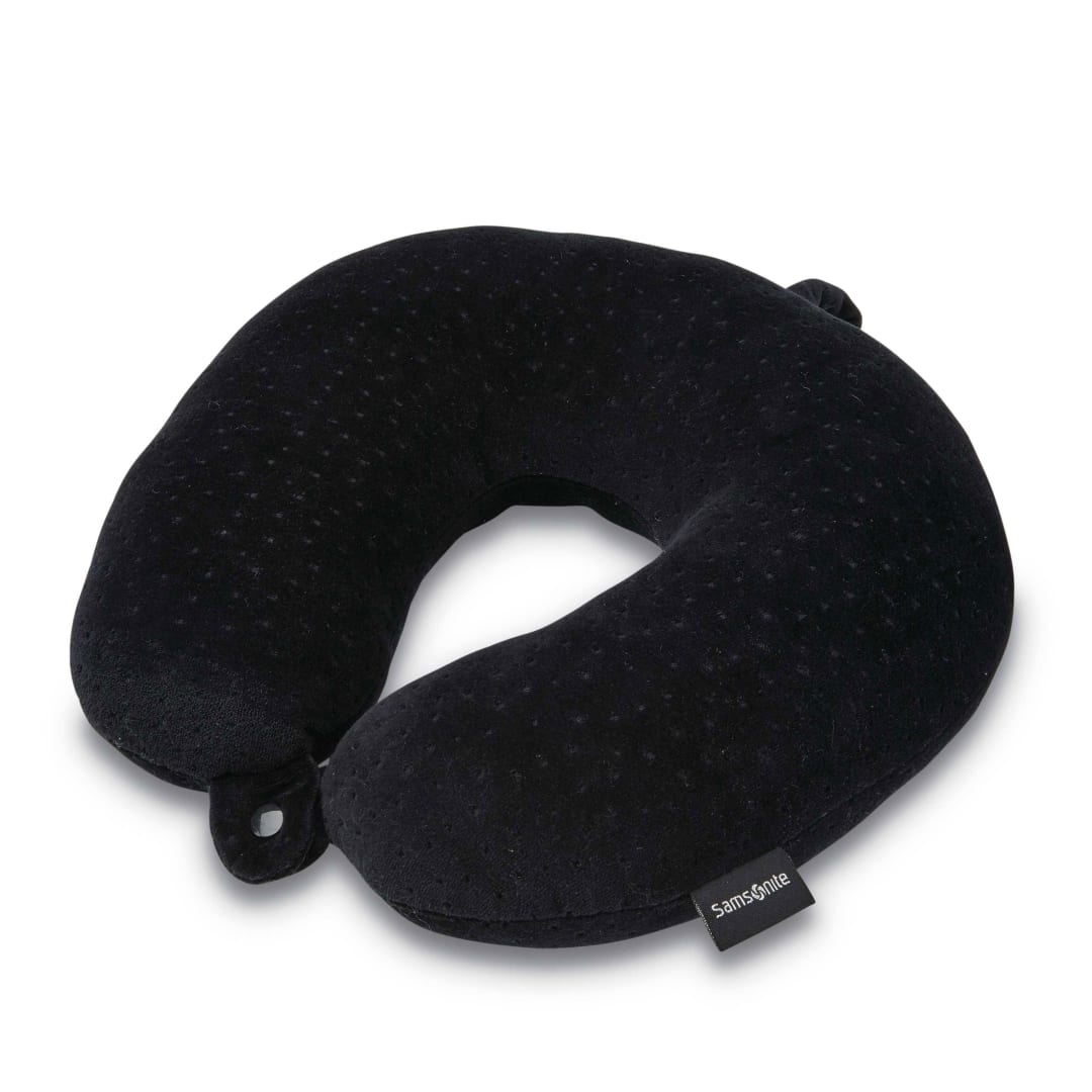 Comfort Acc Fleece Neck Pillow T - Black