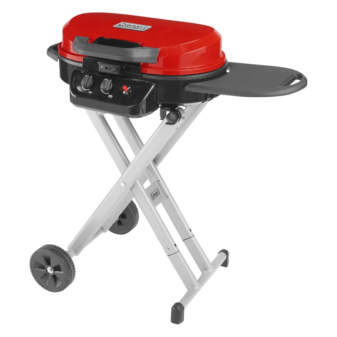 Coleman RoadTrip 225 Portable Propane Grill, 2-Burner Gas Grill with Matchless Ignition & Adjustable Temperature Control, 11,000 BTUs of Power for Grilling, Tailgating, Camping, BBQ, & More