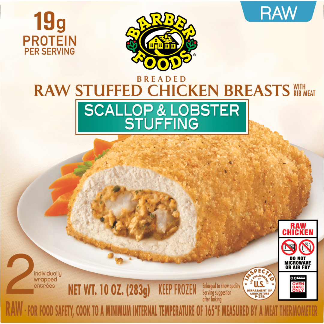 Barber Foods® Stuffed Chicken Breasts Scallop Lobster, 2 Count