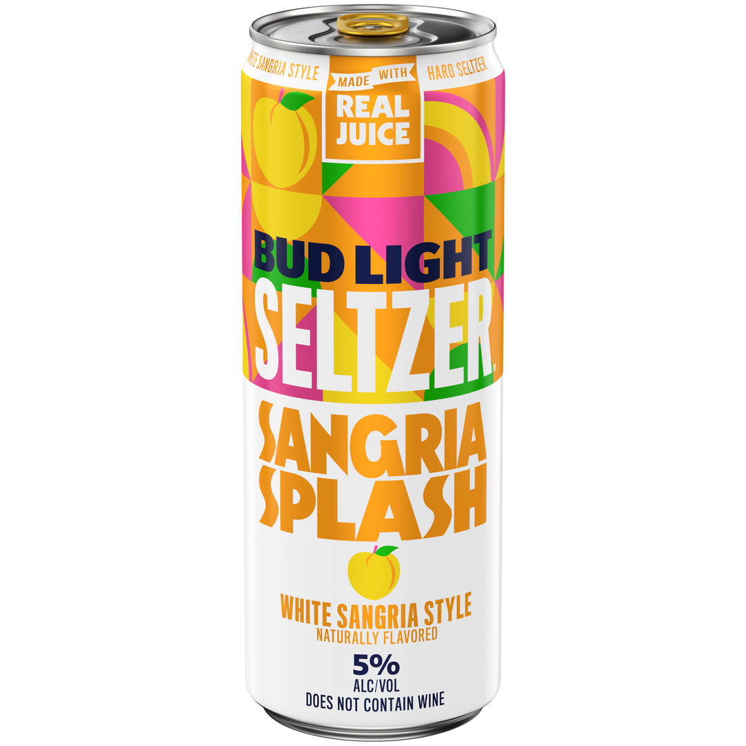Bud Light Seltzer White Sangria Style Sangria Splash Hard Seltzer 12 fl oz