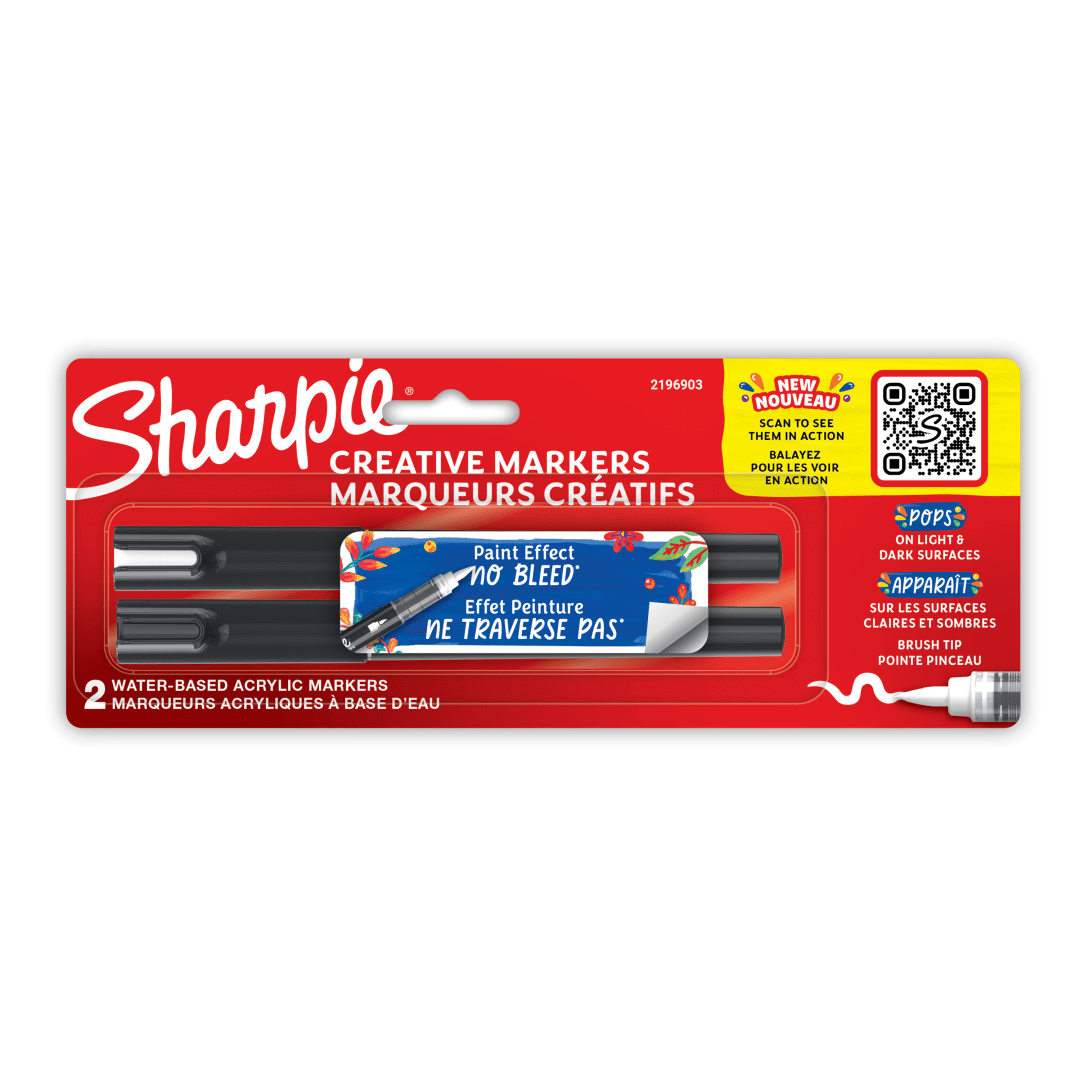 SHARPIE ACRYLIC CREATMKR BRUSH ASST BL2