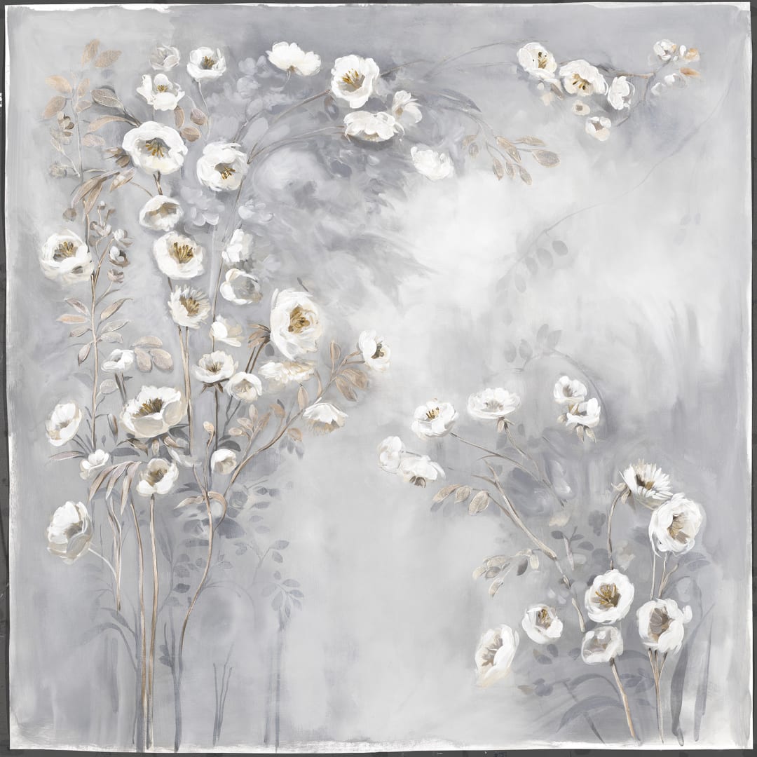 Monique Lhuillier Floral Purple Peel & Stick Mural