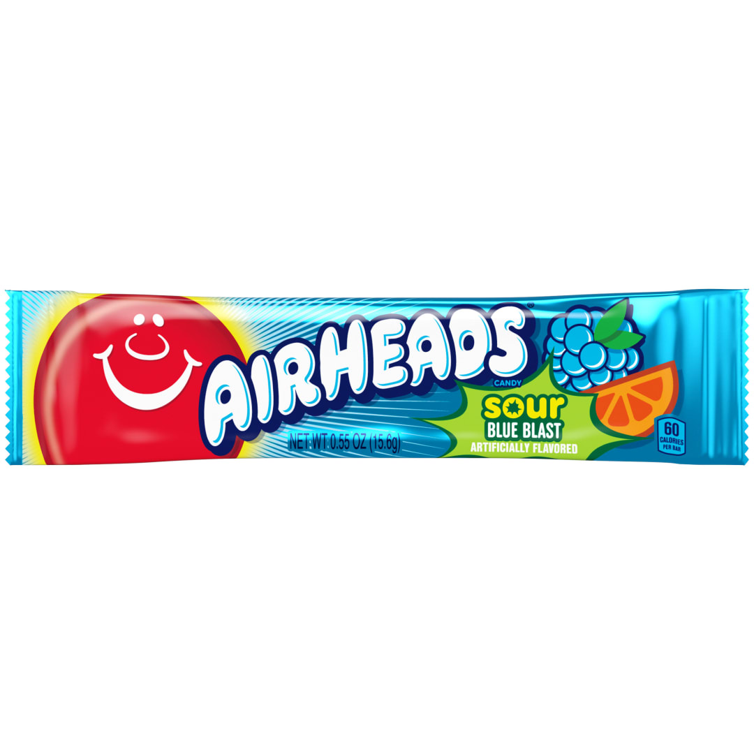 Airheads Sour Bars Blue Blast Single