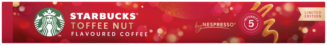 STARBUCKS TOFFEE NUT LATTE by NESPRESSO 10 Capsule 51g