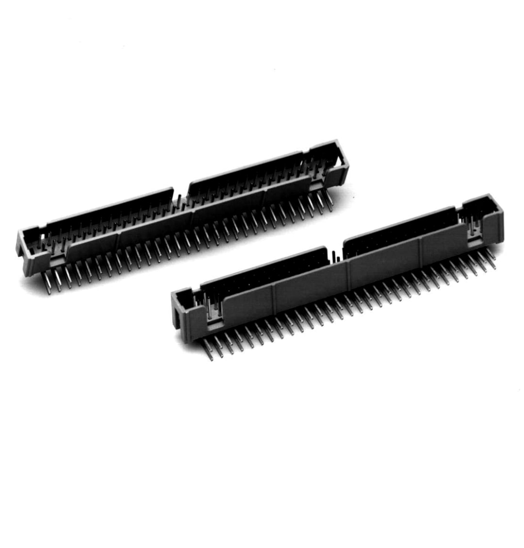 3M™ N2540-5002 RB, Wannenstiftstecker, Low Profile, 90° abgewinkelt, 40-polig, 2500 Serie, 2,54 mm, 0,76 µm Au, Schwarz