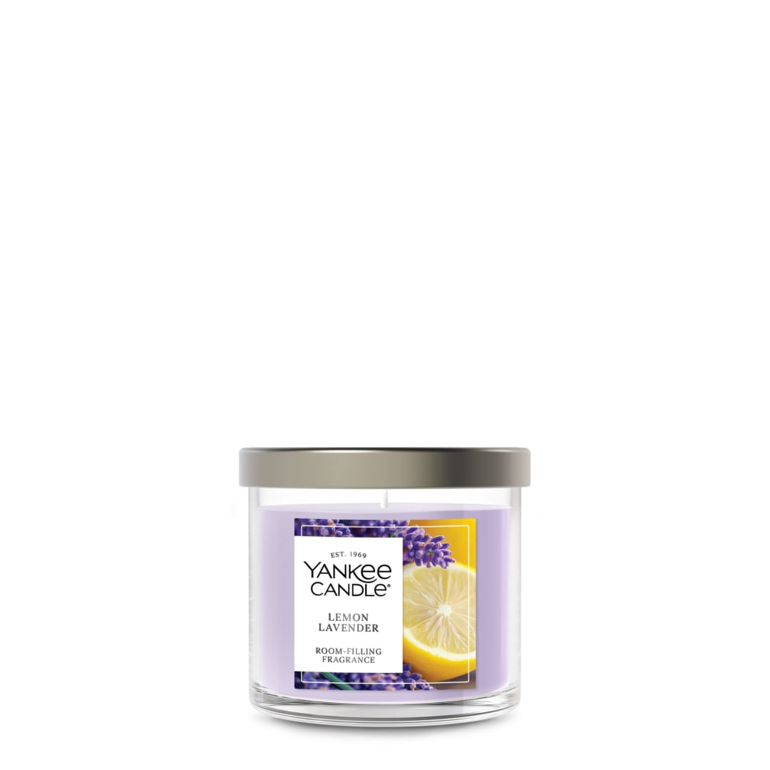 Yankee Candle® Small Tumbler Scented Candle with up to 40 Hour Burn Time, Premium Plant Wax Blend for Consistent Burn, 4.3 oz Tumbler Candle with Room Filling Fragrance, Lemon Lavender