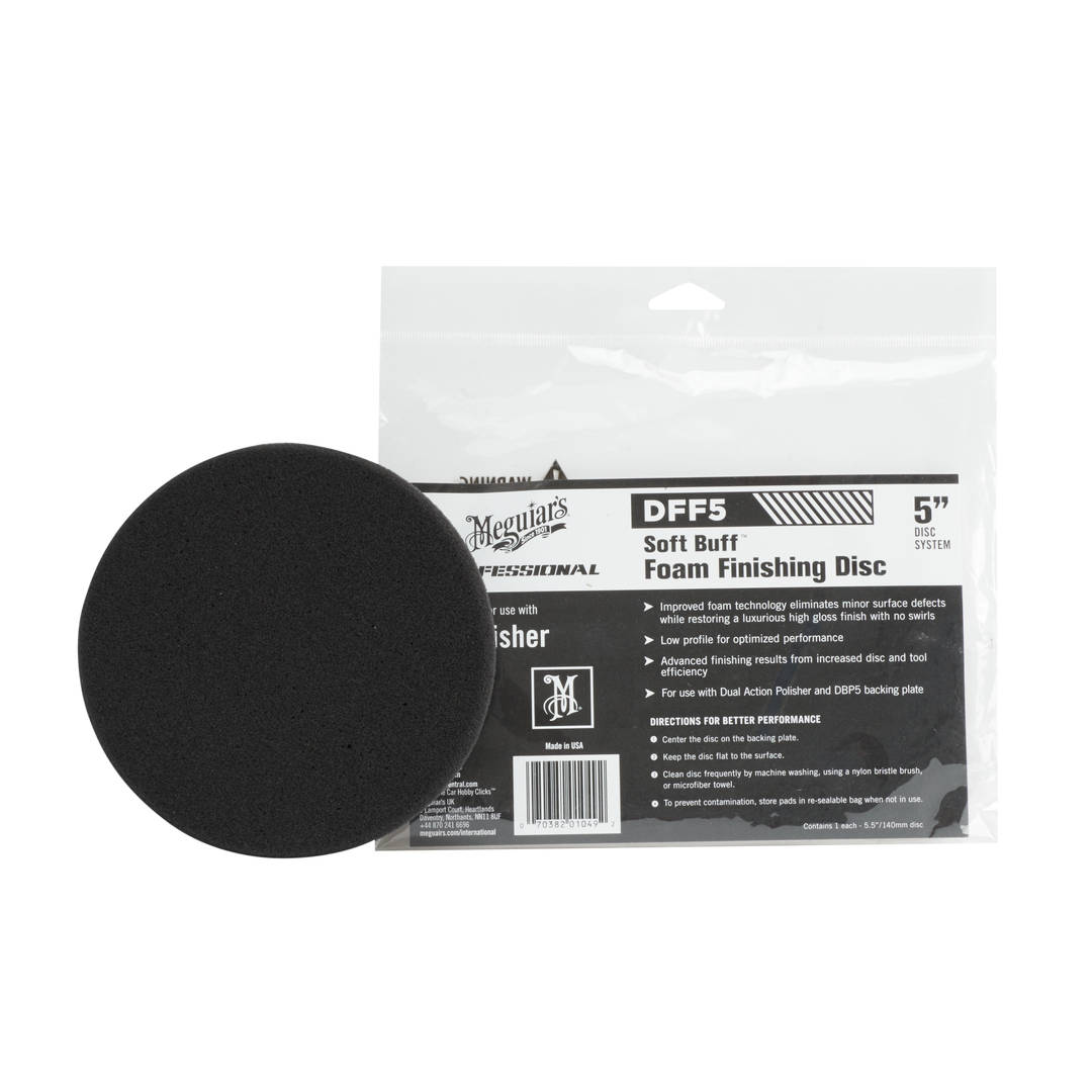 Boina de Espuma de Refino de Dupla Ação Meguiar’s® Soft Buff™, DFP5, 5 pol. (12.7 cm)