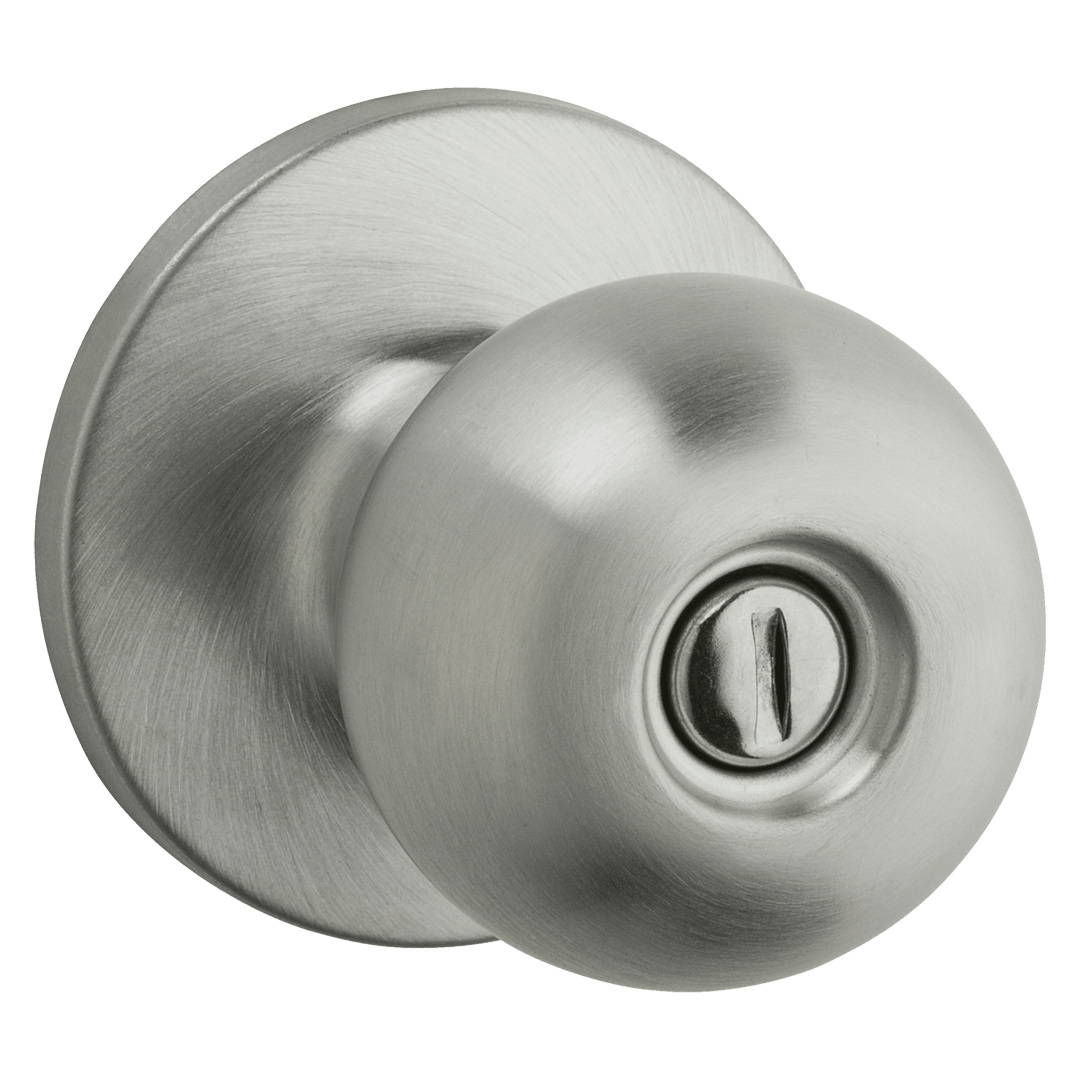Safelock Regina Knob - Bed/Bath in Satin Chrome