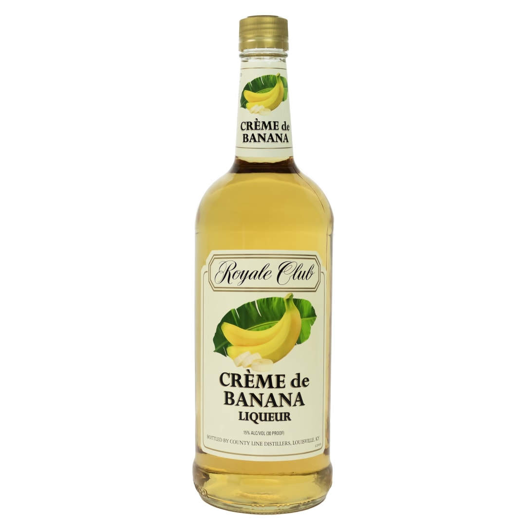 Royale Club Creme De Banana Liqueur 1l 30 Proof