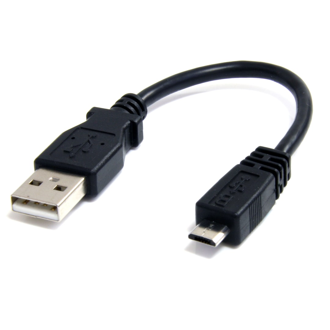 6in Micro USB 2 0 Cable A to Micro B