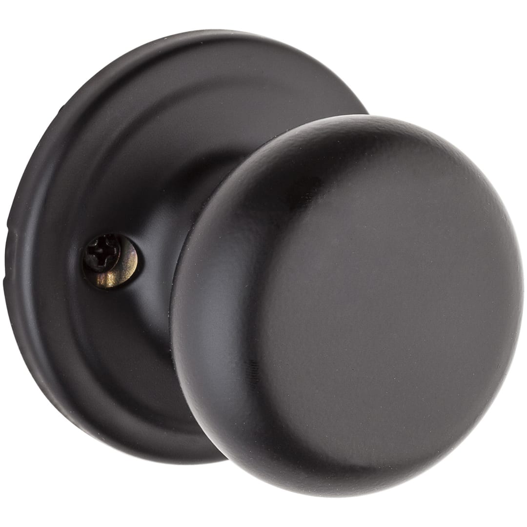 Hancock Half - Dummy Door Knob in Matte Black