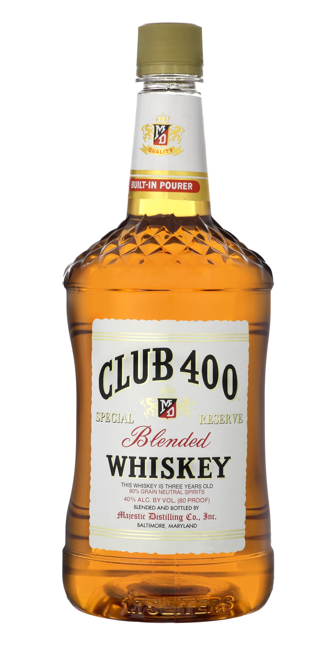Club 400 Blended American Whiskey 1.75l 80 Proof