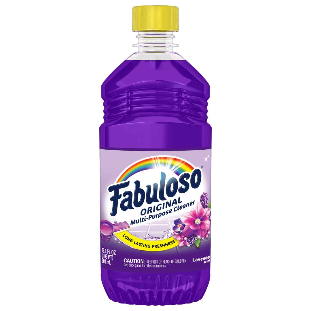 Fabuloso Original Multi-Purpose Cleaner, Powerful Cleaning, Long-Lasting Freshness, No Rinse Floor Cleaner, Lavender Scent, 16.9 fl oz