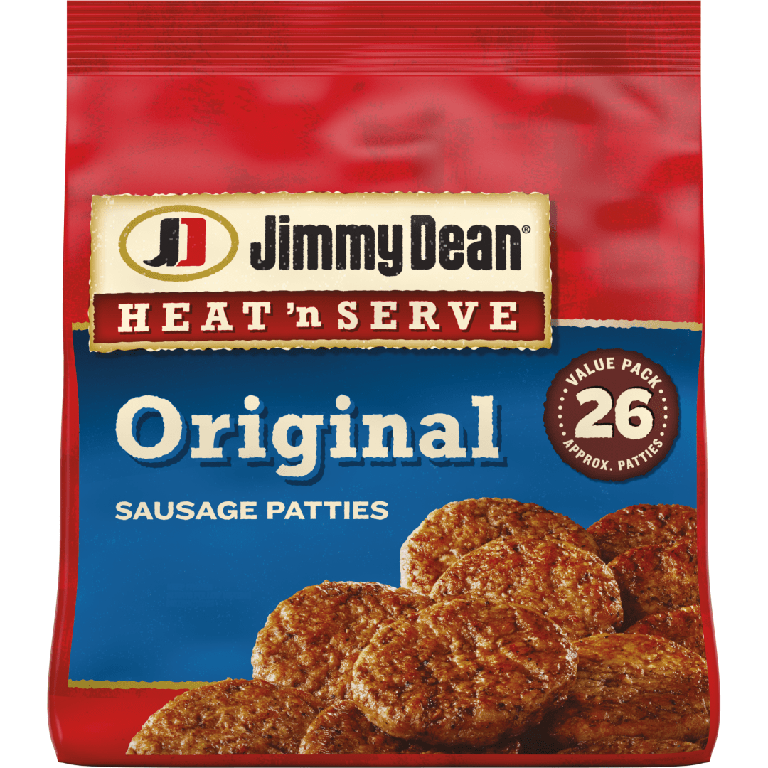 Jimmy Dean® Heat 'N Serve Original Pork Breakfast Sausage Patties, 26 Count