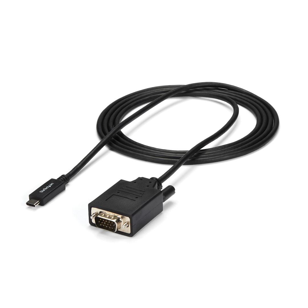 USB C to VGA M M Cable 2m 6ft