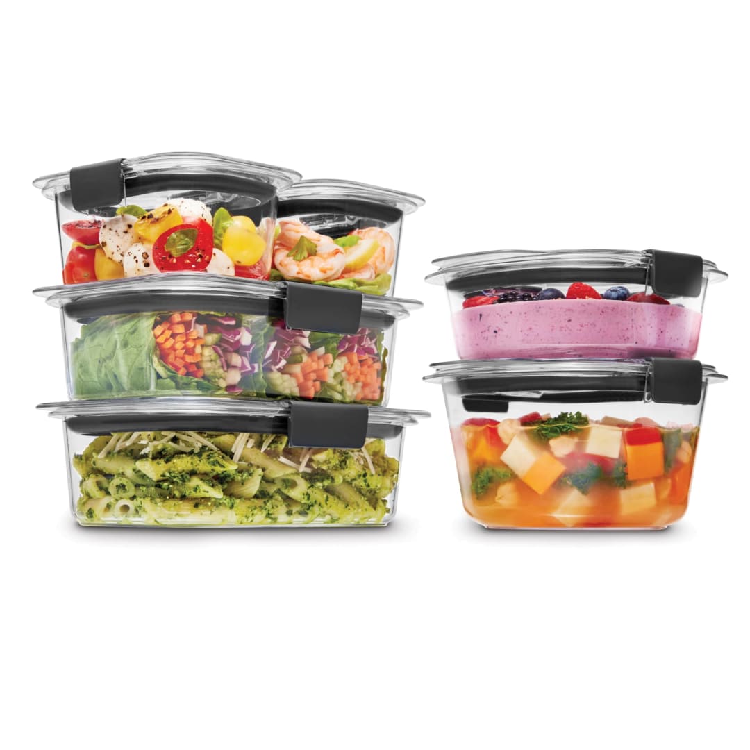 Rubbermaid Brilliance 12-Piece Food Storage Container Set