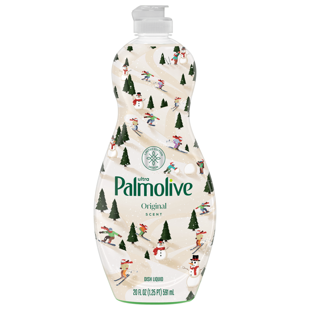 Palmolive Ultra Strength Liquid Dish Soap, Winter Edition, Original Scent, 20 fl oz Bottle