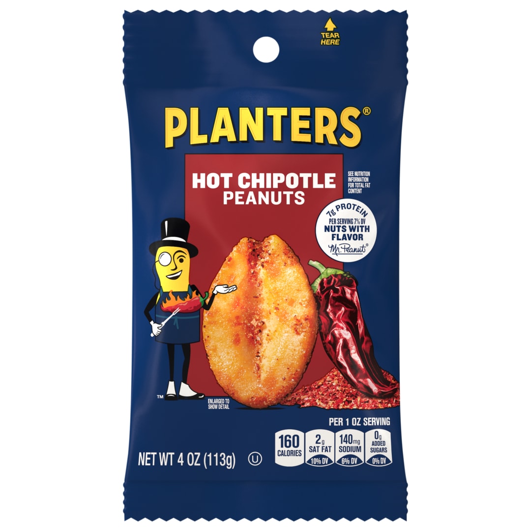 4z Hot Chipotle Peanuts bag