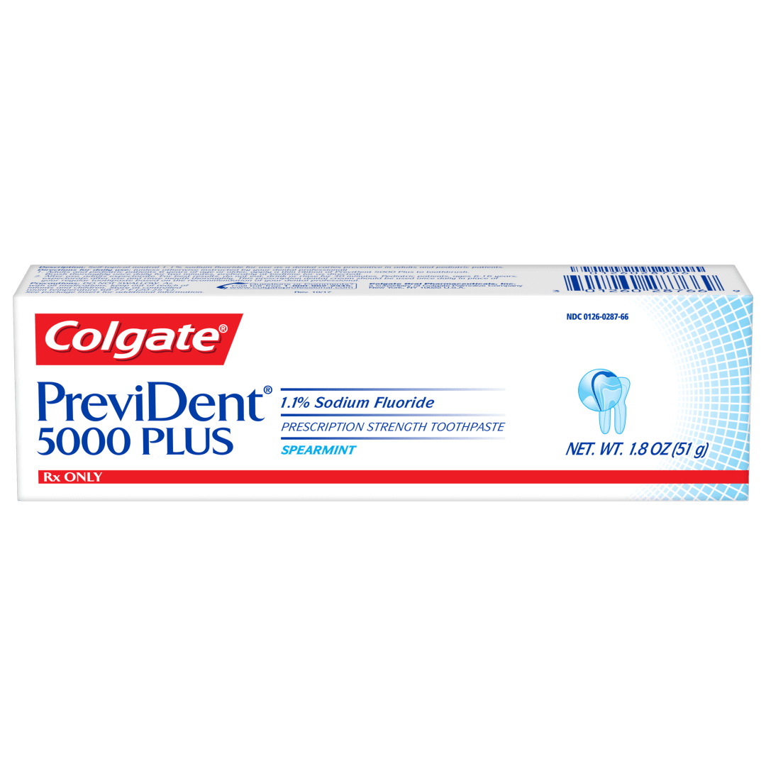 Colgate® PreviDent® 5 Plus 1.1% Sodium Fluoride , Spearmint, 1.8 oz