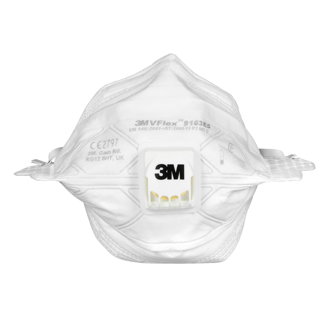 3M™ VFlex™ Partikül Solunum Maskesi, FFP3, Valfli, Küçük, 9163ES