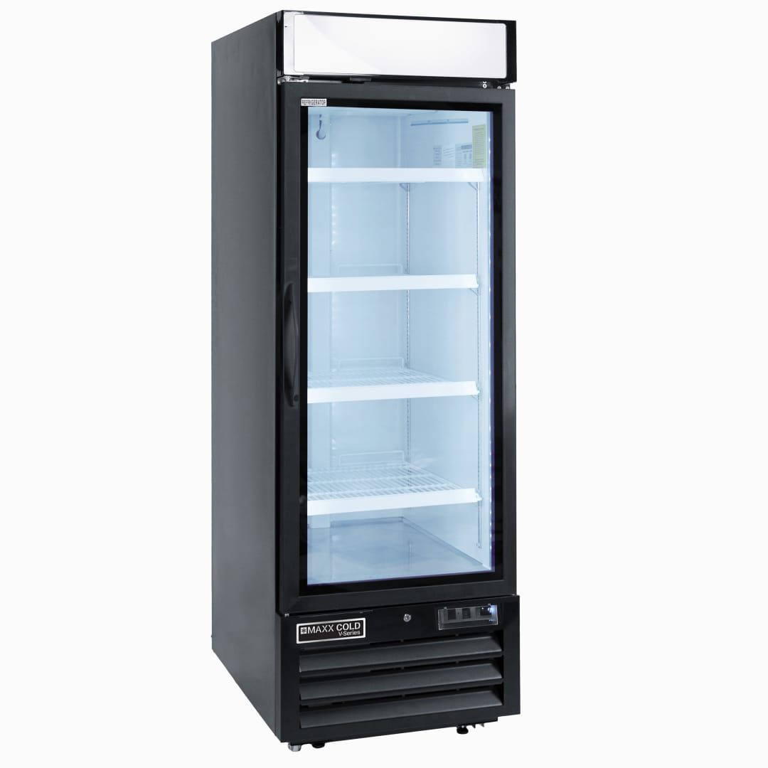 MVMR23B - One Glass Door Merchandiser Refrigerator