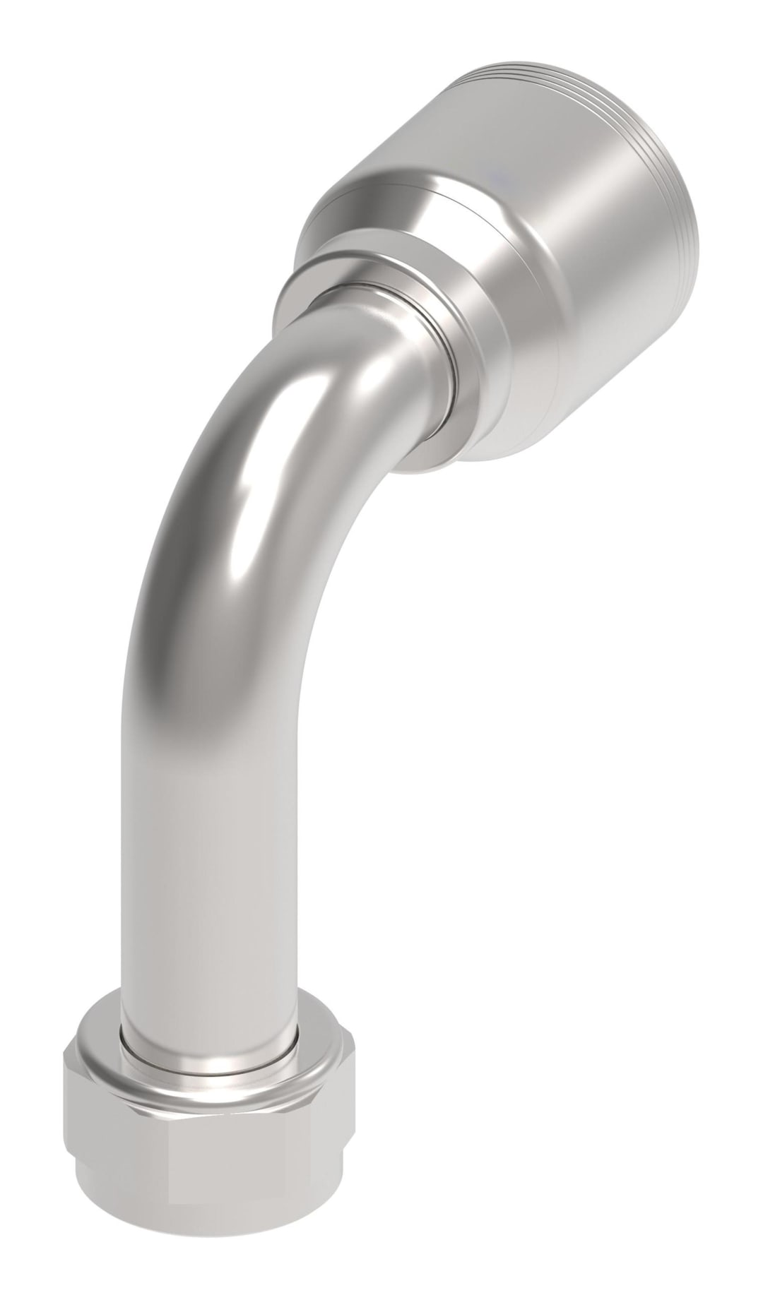 Aeroquip 1 1/4 FJIC 90 Degree Long X 1 1/4 Hose Fitting 4 Way