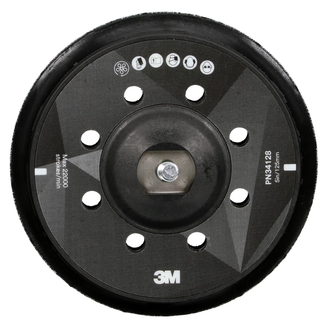 3M™ Perfect-It™ Eksantrik Dairesel Parlatıcı Back-Up Pedi, 130 mm (5 in), 34128