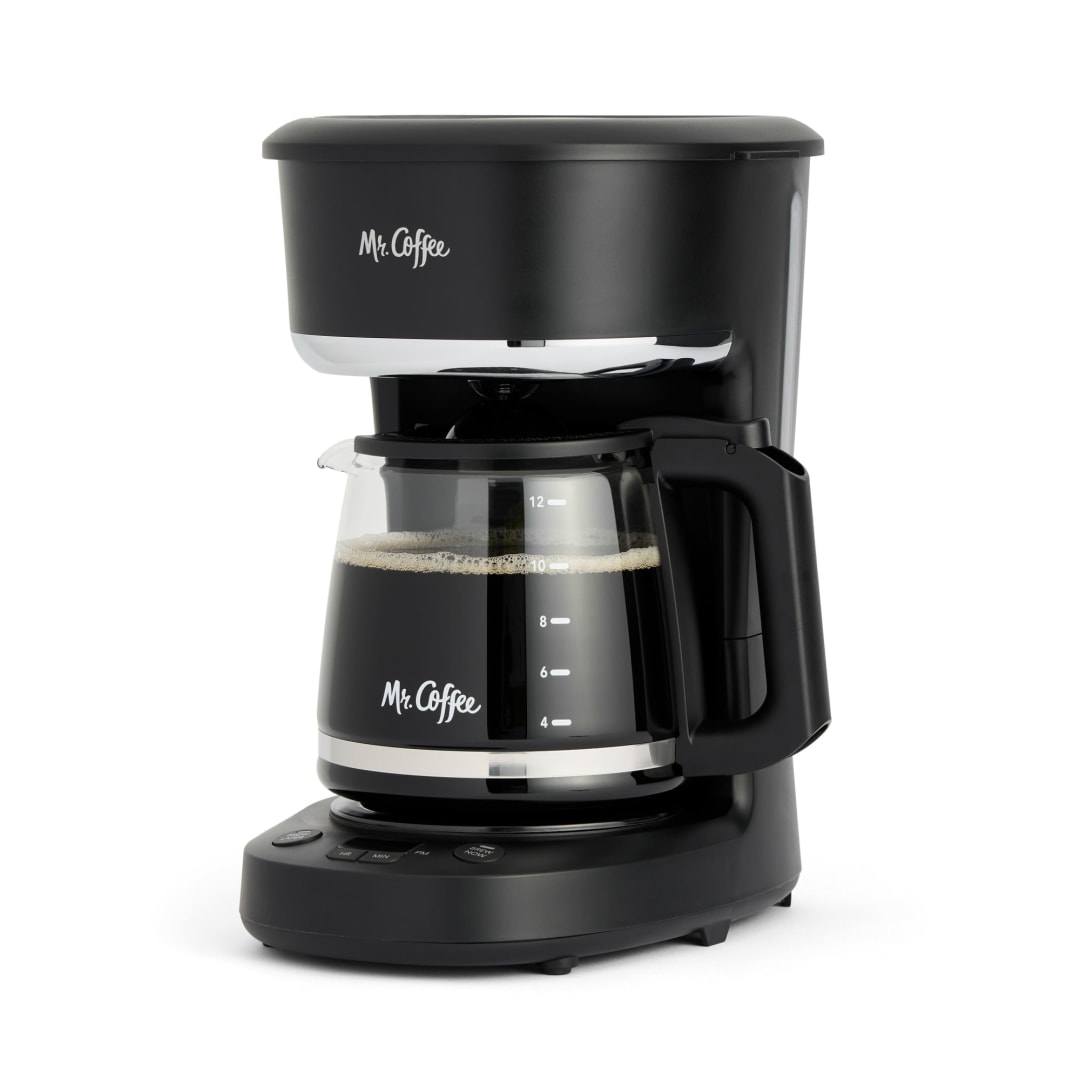 Mr. Coffee® Programmable Coffee Maker, 12-Cup Coffee Maker, Black