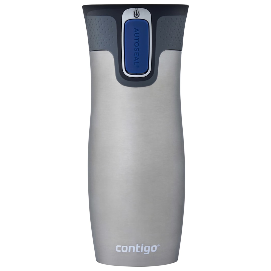 Contigo® West Loop AUTOSEAL® Travel Mug, Stainless Steel Thermal Mug, Vacuum Flask, Leakproof, BPA-Free, 470ml., Stainless Steel