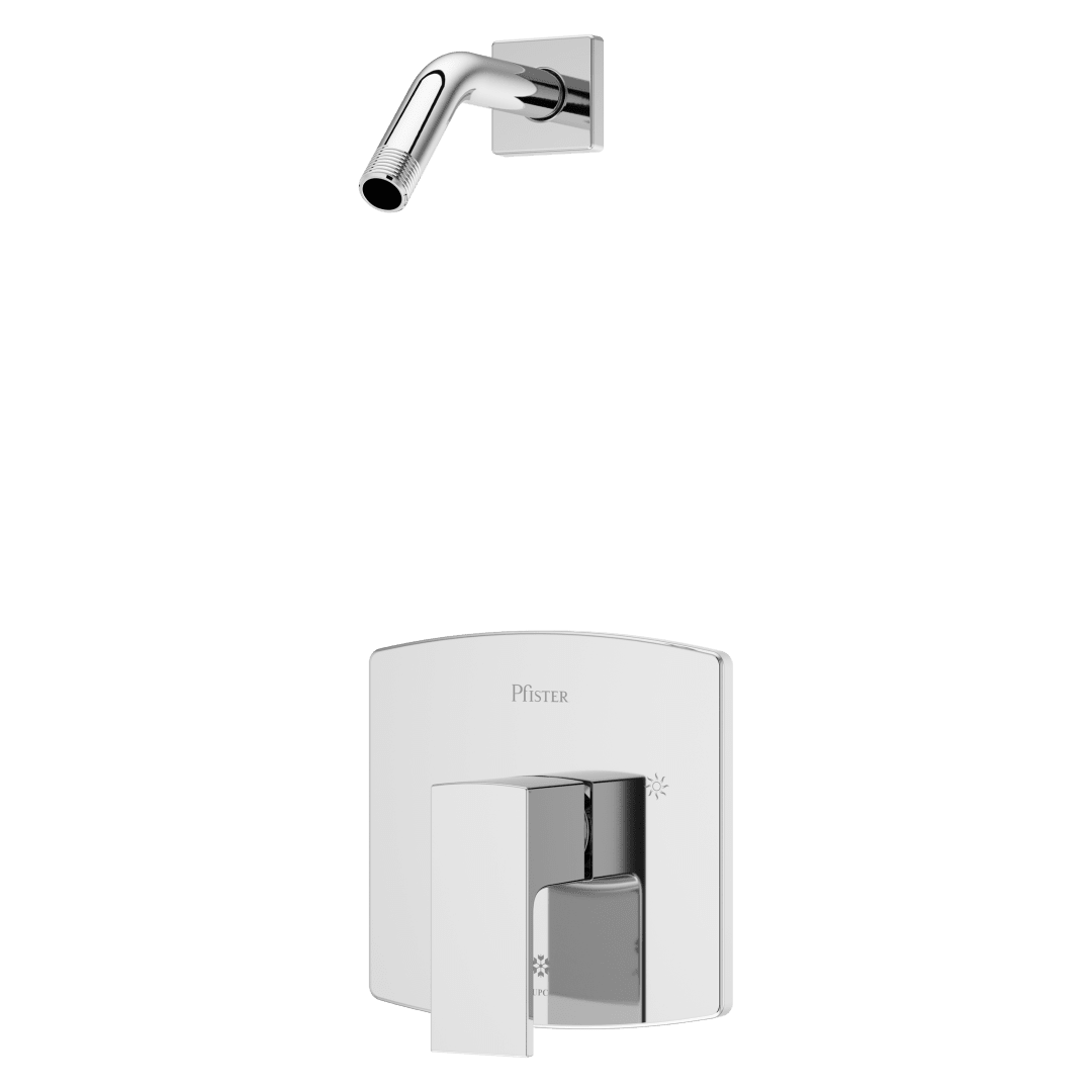 Pfirst Modern Shower Only Faucet in Polished Chrome