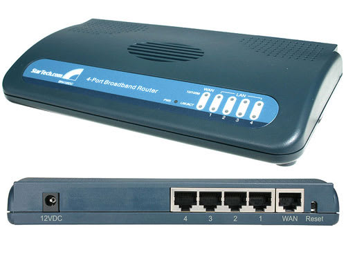 4 Port 10/100 Cable/DSL Broadband Router