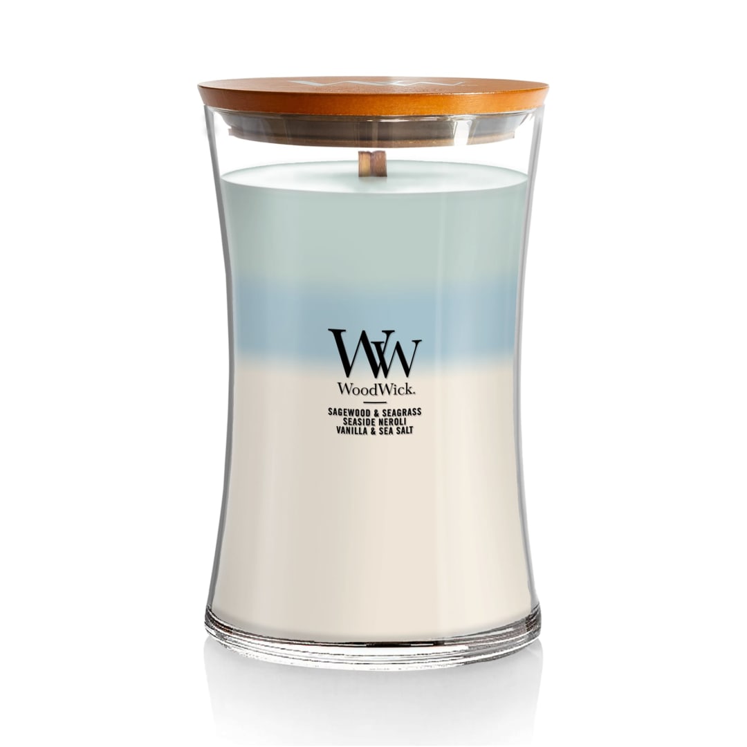 WoodWick® Oceanic Trilogy, 21.5 oz Large Hourglass Trilogy Candle