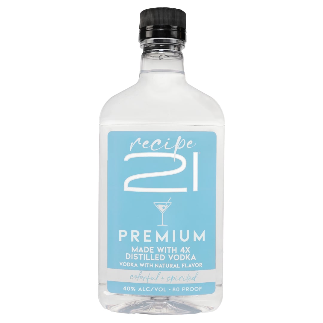 Recipe 21 Vodka 375ml 80 Proof