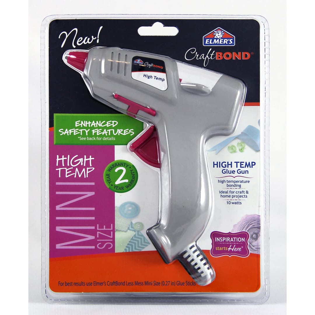 Elmer’s CraftBond High-Temp Mini Hot Glue Gun, 10 Watt